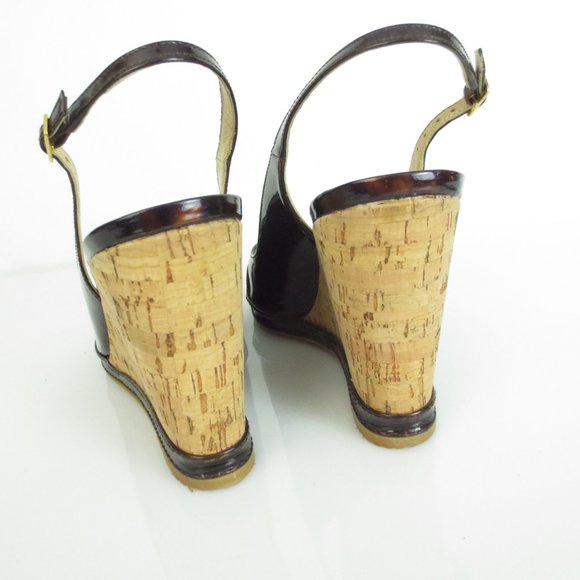 STUART WEITZMAN Wedge Shoes Patent Leather - Picture 5 of 5